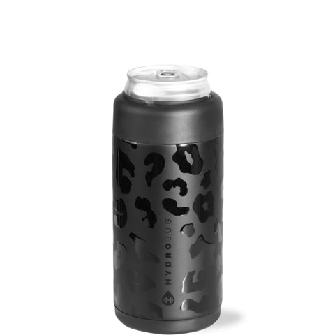 HydroJug Slim Can Cooler holds a 12 oz can with condensation-free grip.