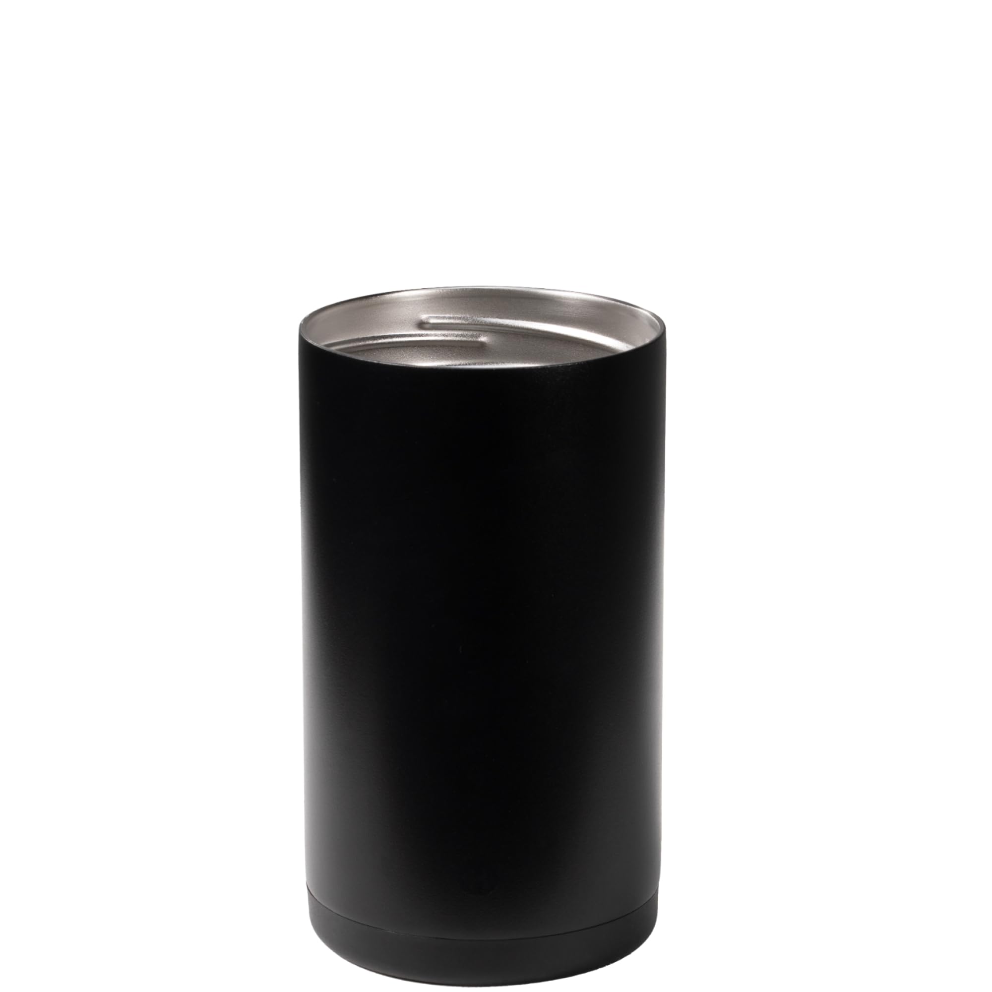 HydroJug standard can cooler with screw-top lid prevents spills during travel