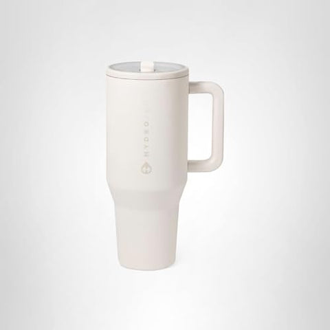 HydroJug Traveler in cream color adds stylish everyday appeal.