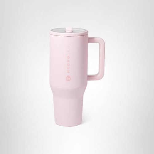 HydroJug Traveler fits cup holders and is available in colors like Pink Sand.
