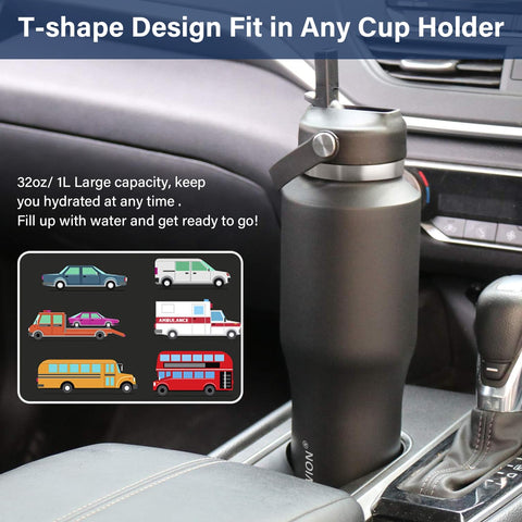 HYDROWION wide-mouth opening for easy ice filling and cleaning