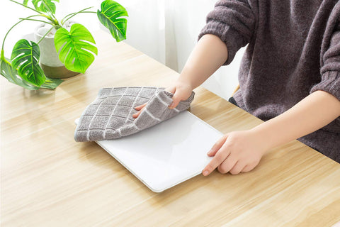 HYER KITCHEN eight-pack microfiber towels for versatile kitchen use