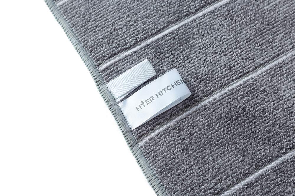 HYER KITCHEN towels with durable stitching maintain shape after washing