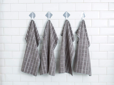 HYER KITCHEN soft thick microfiber towels feel plush while drying dishes