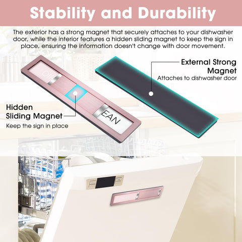 HYF DESIGN double magnet locking keeps the sign securely in place.