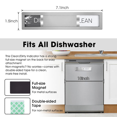 HYF DESIGN Stainless steel magnet with anti-fingerprint finish for a durable kitchen accessory.