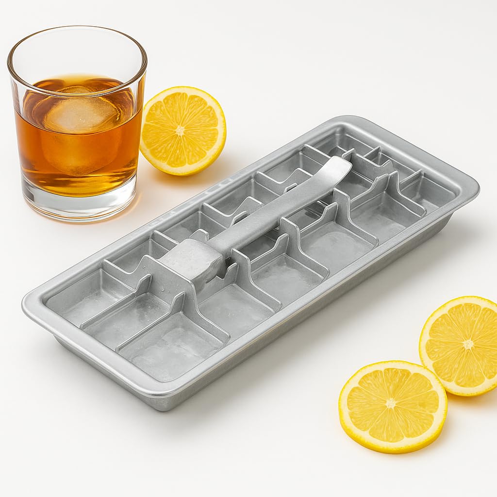 HYICE ice cube tray with 18 compartments creates uniform cubes for drinks