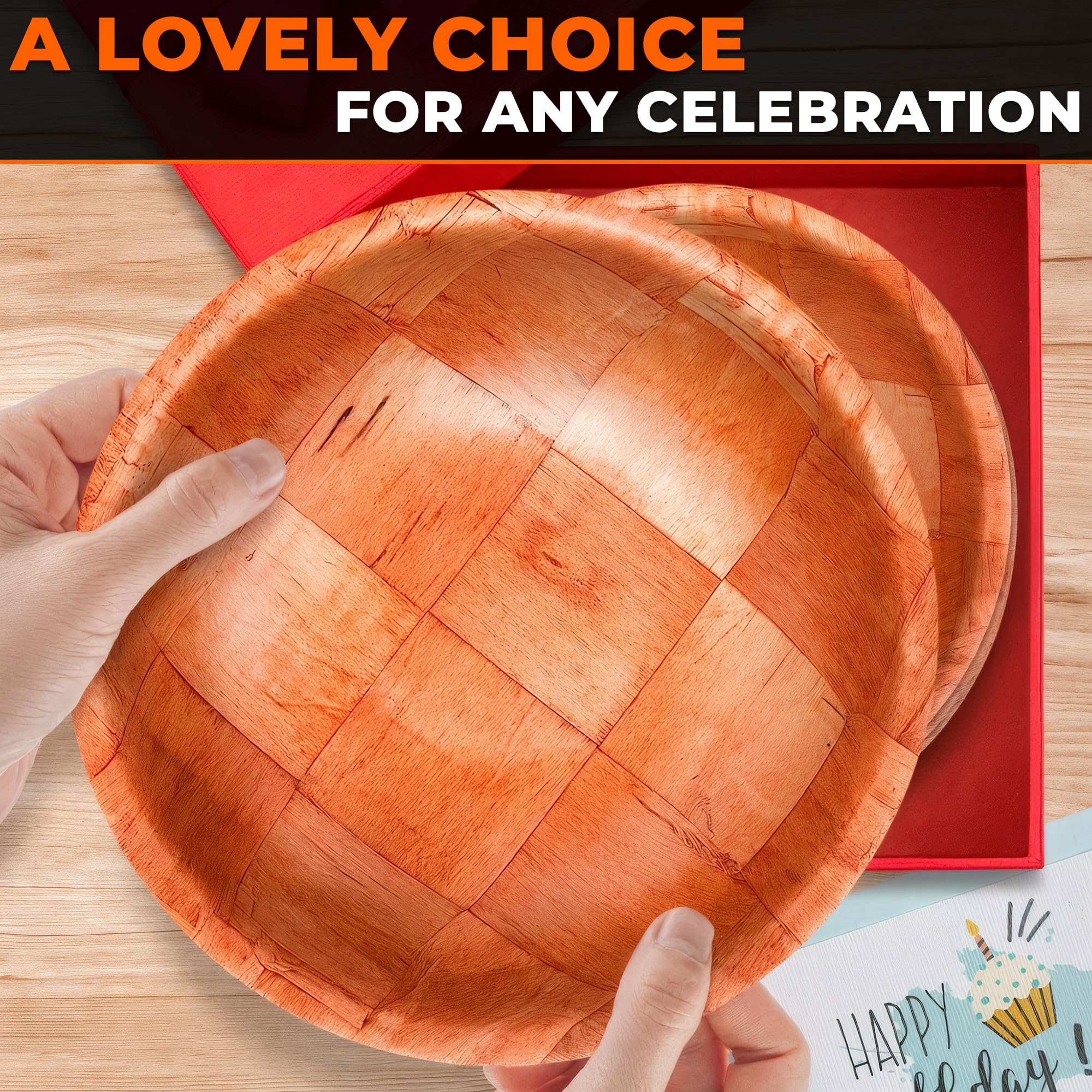 HYQO stackable bowls save cabinet space while keeping serving pieces accessible.