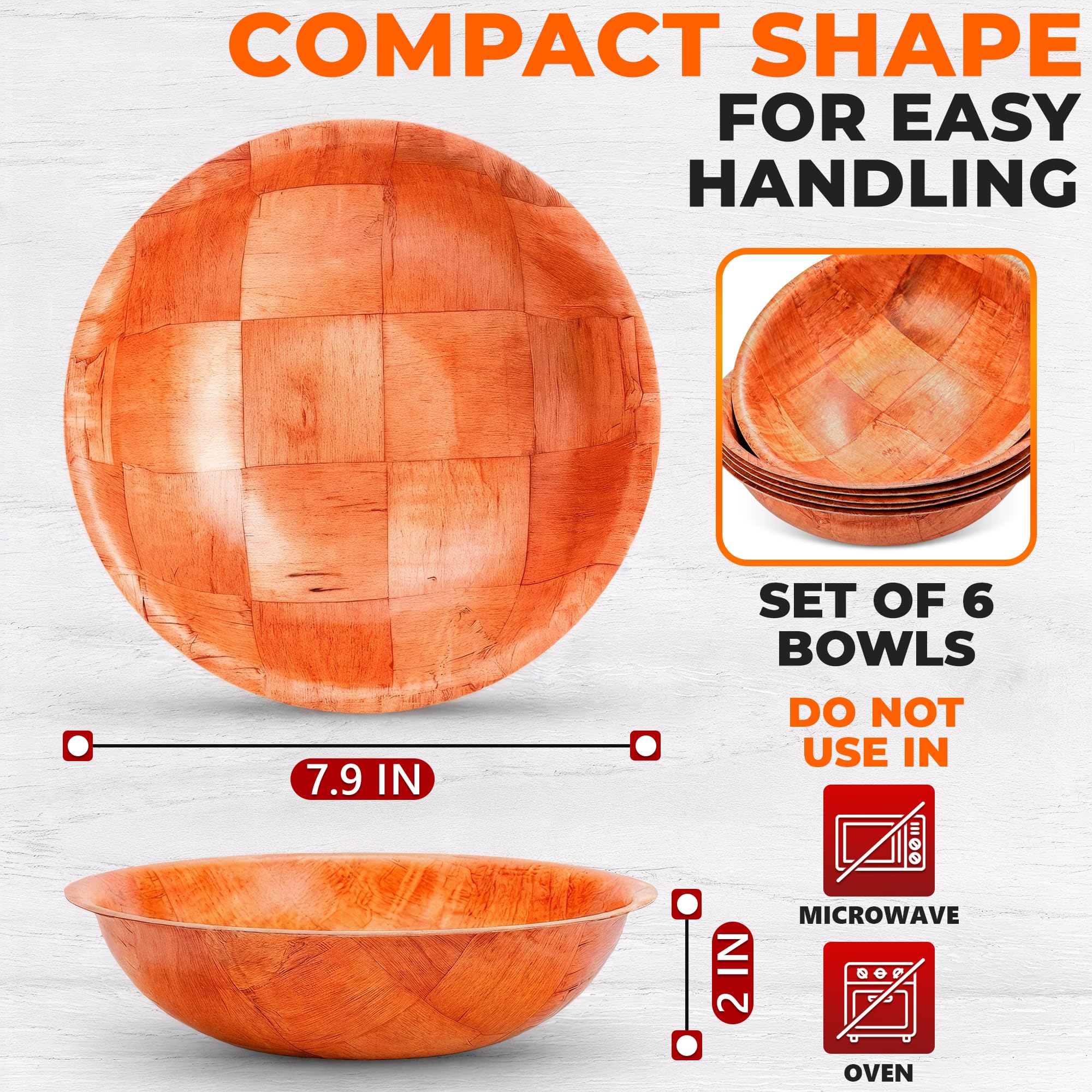 HYQO wooden salad bowls for pasta serving add natural elegance to meals.