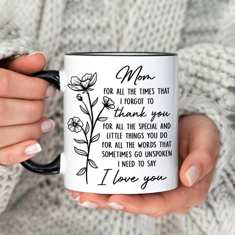 Hyturtle Mom mug back view showing design that stays vibrant over time.