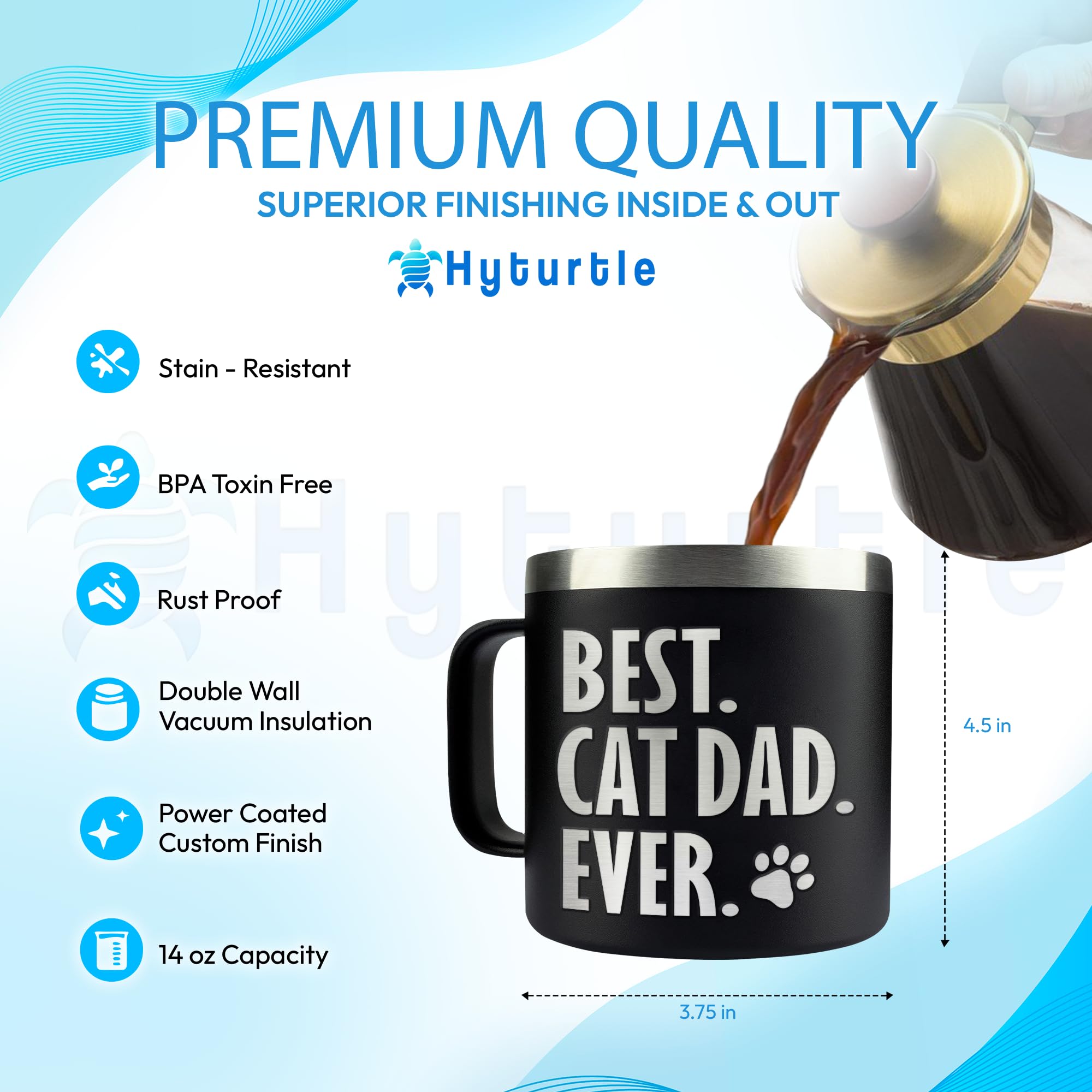 Hyturtle dishwasher-safe mug simplifies cleaning after meals or outings