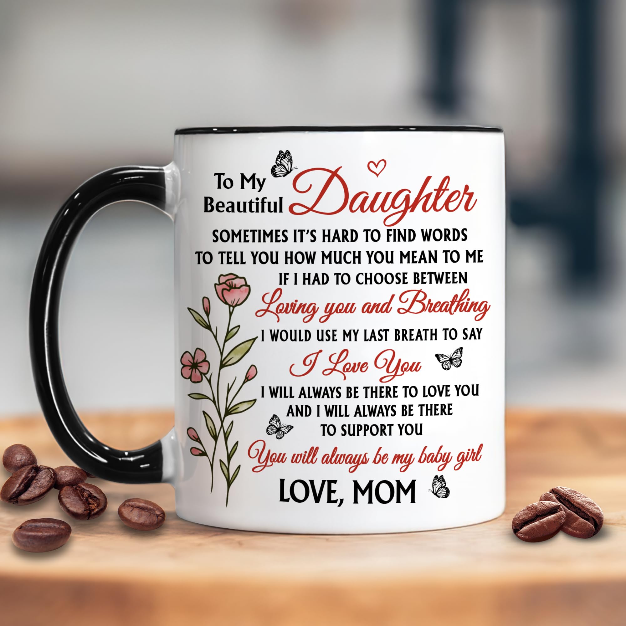 Hyturtle To My Daughter mug ceramic construction for daily use