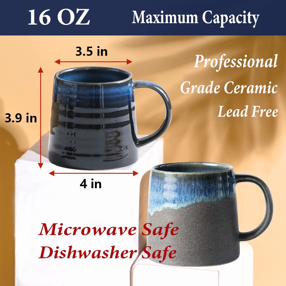 HYTYSKAR ink green mug handle closeup showing comfortable grip