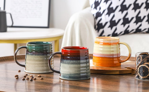 HYTYSKAR ink green mug stacked for compact storage