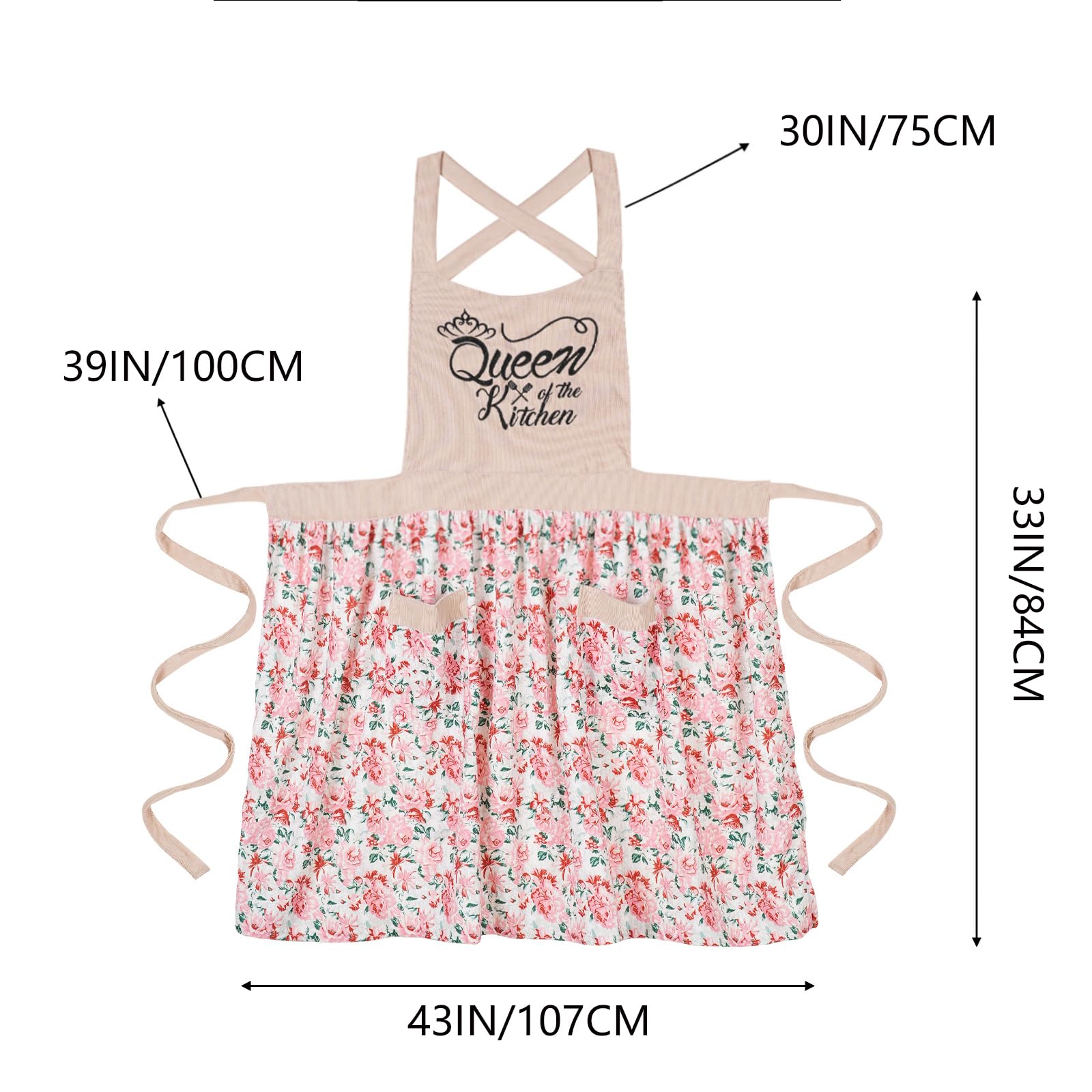 HYVOROS Durable breathable cotton apron for extended use.