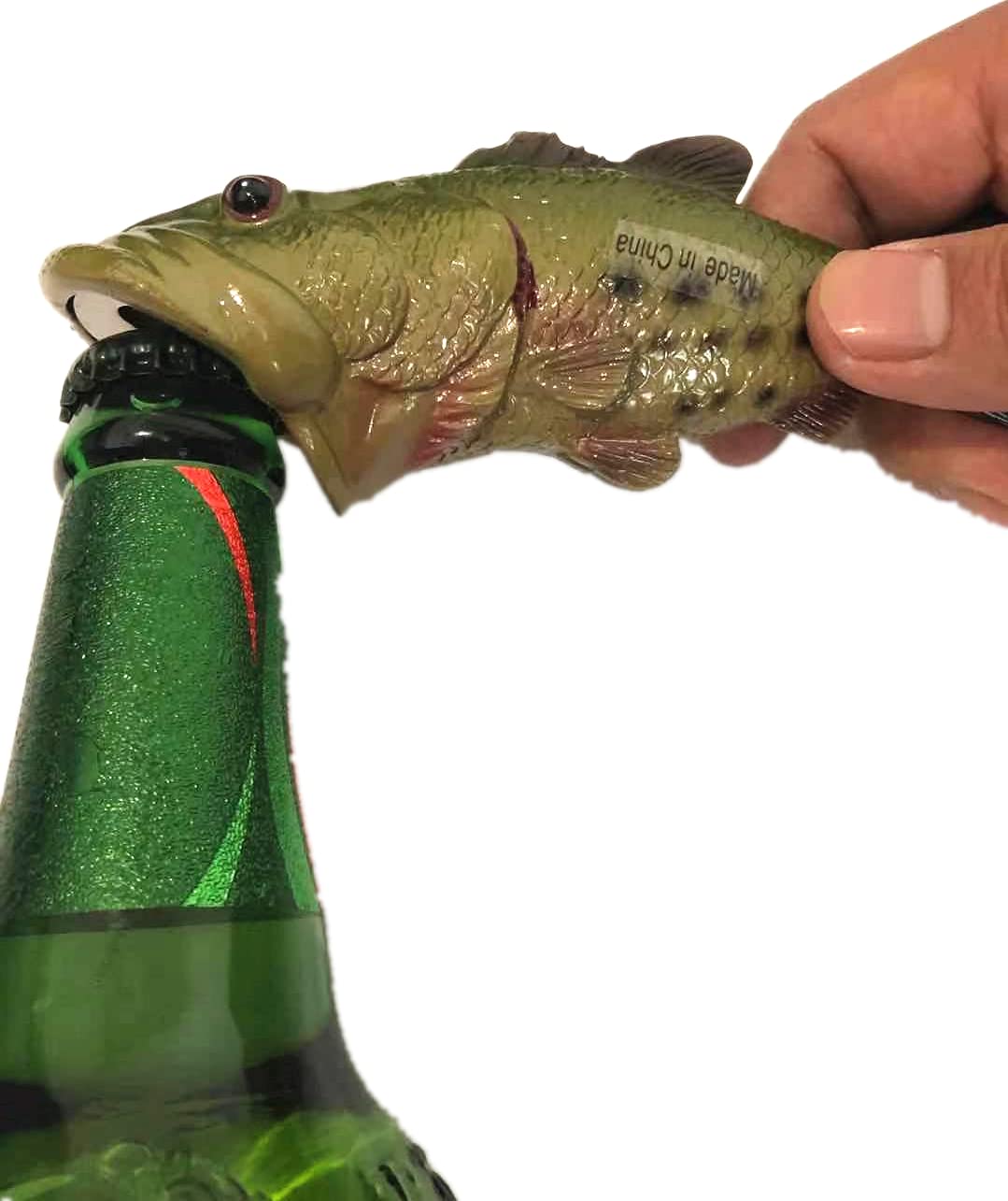 HYYF Bass Fish Opener packaging sample ready-to-gift.