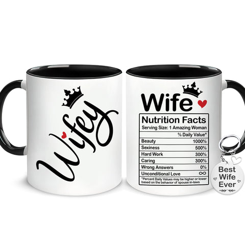 Hyturtle Wife mug 11oz front design for vibrant mornings