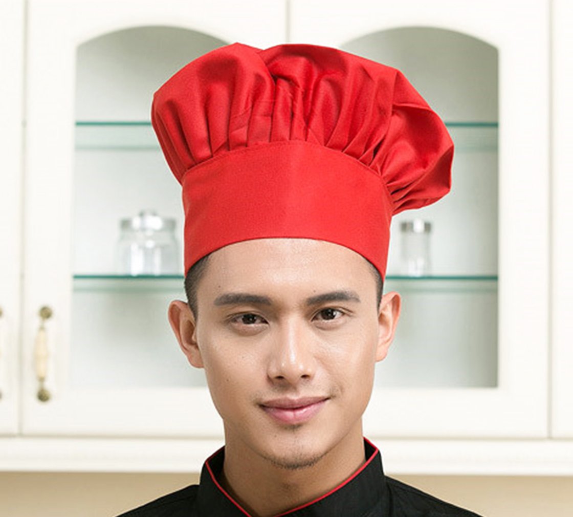 Hyzrz baker cap with elastic band fits most adults for secure kitchen headwear.