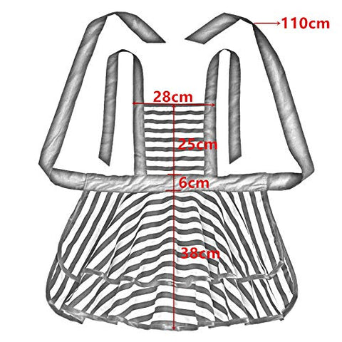 Hyzrz red machine-washable apron after cold cycle care.
