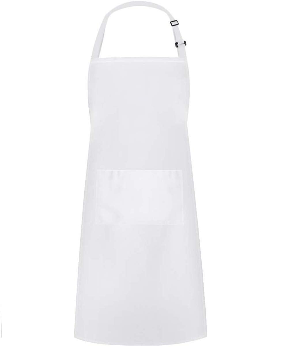 Hyzrz adjustable-neck apron with two large pockets for comfortable, handy storage