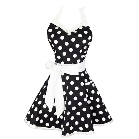 Hyzrz Lovely Sweetheart Retro Apron with adjustable neck strap for a comfortable fit.