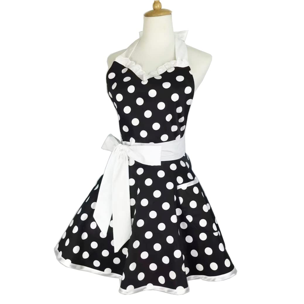 Hyzrz apron with long belts for front or back ties and secure waist.