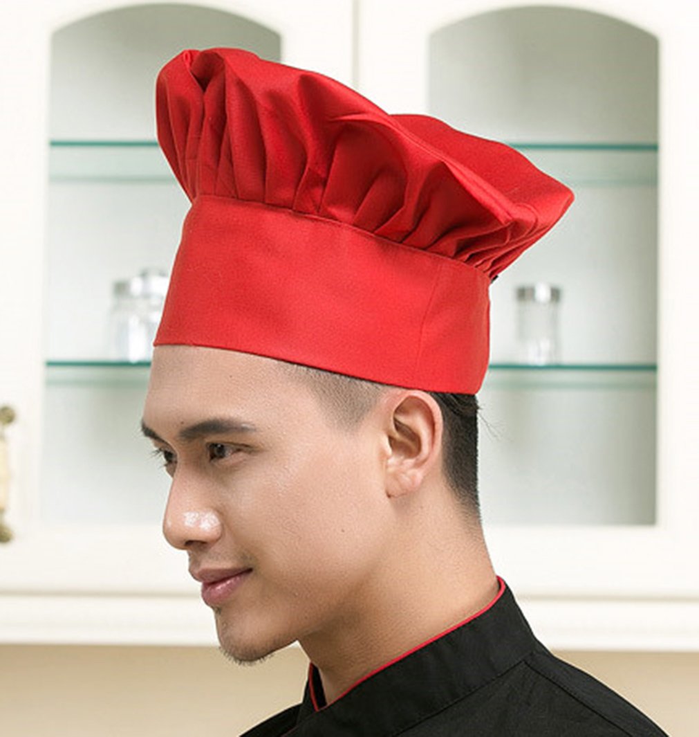 Hyzrz polyester-cotton apron offers easy care and durable wear for everyday cooking.