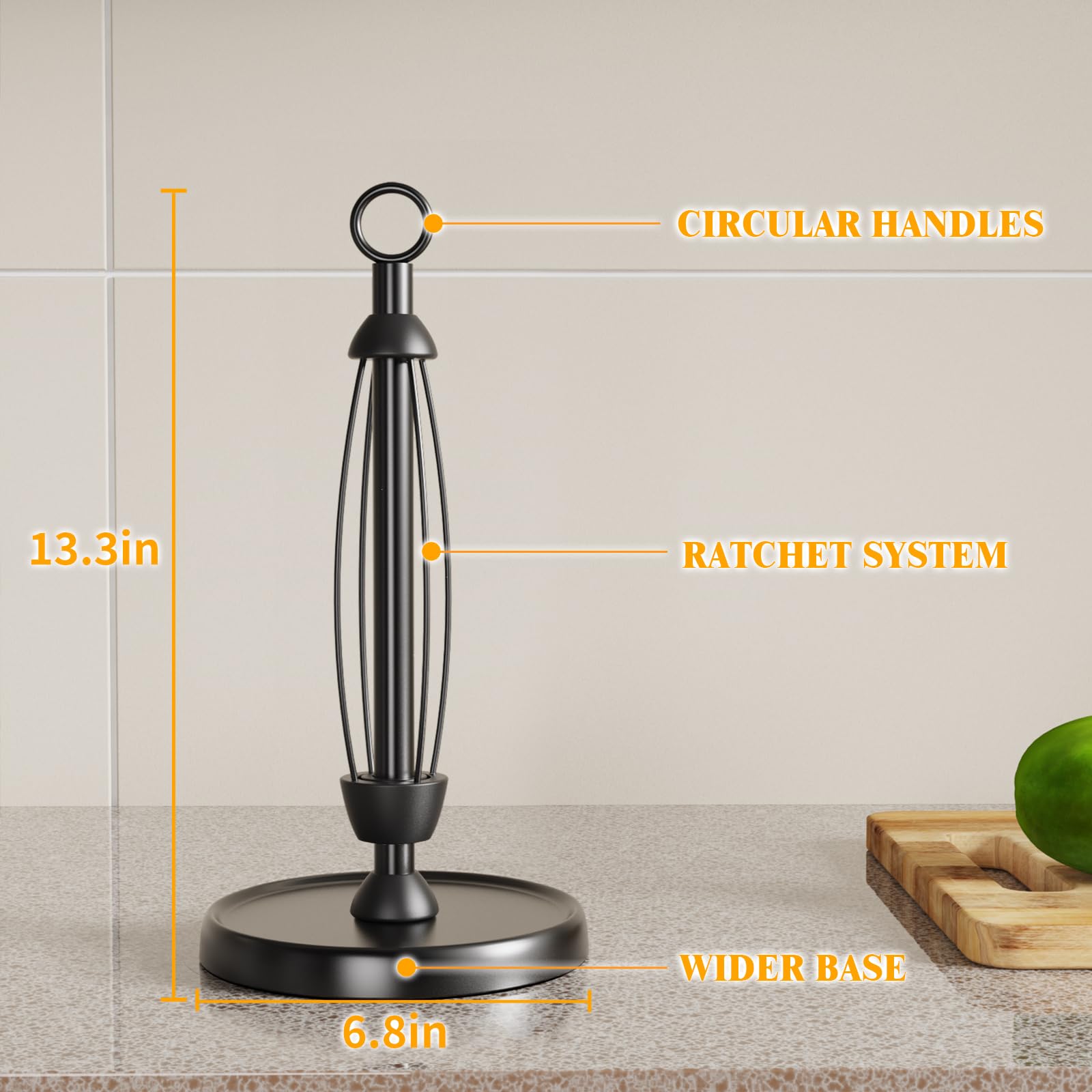 HZE stainless steel construction with modern matte black finish