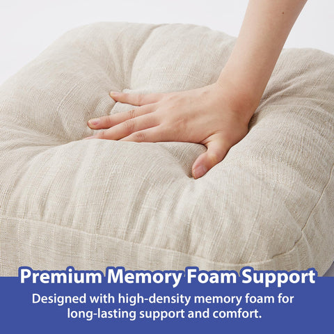 IASEAHK height-adjustable cushions, two configurations for personalized comfort.