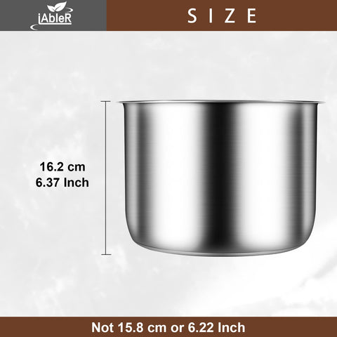 iAbler Genuine 6Qt Inner Pot compatibility highlights broad model support within the Power Cooker XL family