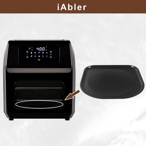 iabler original air fryer drip tray for PowerAirFryer Oven Deluxe 6qt simplifies cleanup after roasting