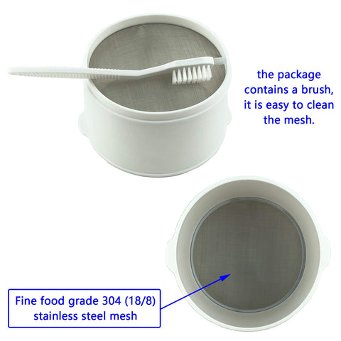 iaesthete yogurt and nut milk filter enables silky filtrate with minimal effort