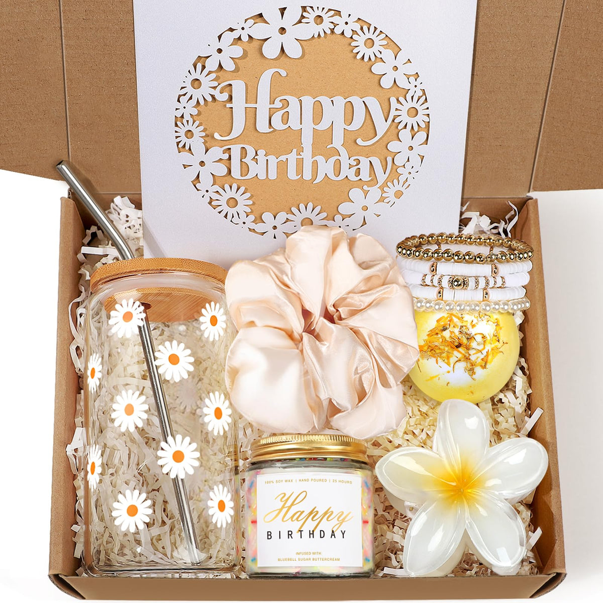 iAOVUEBY birthday gift box with retro glass cup for elegant mornings