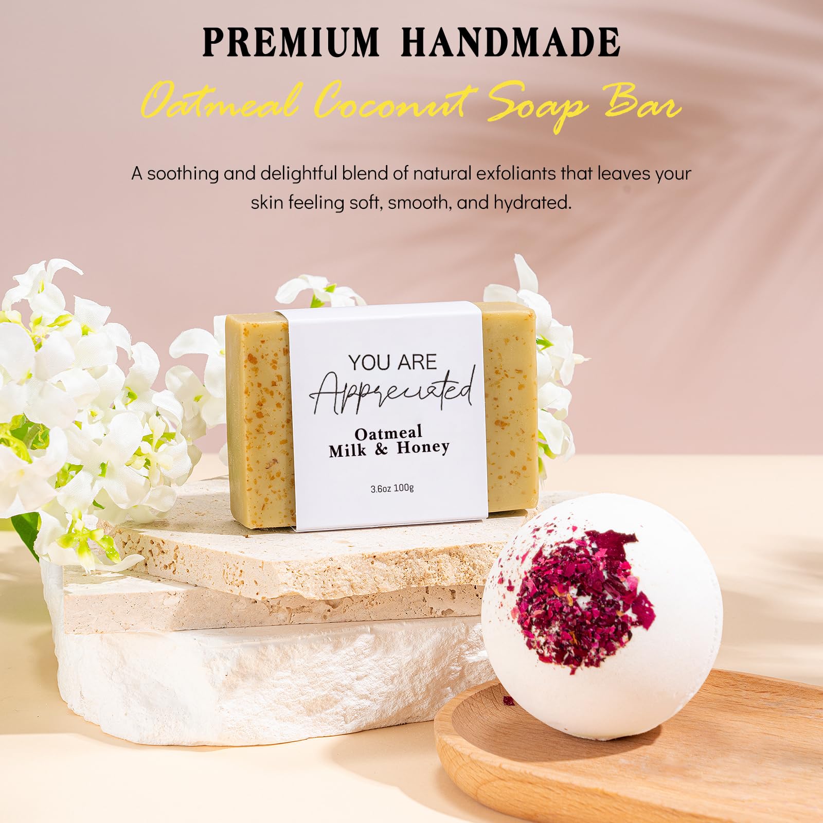 IAOVUEBY handcrafted soap You Are Appreciated ready for safe cleansing