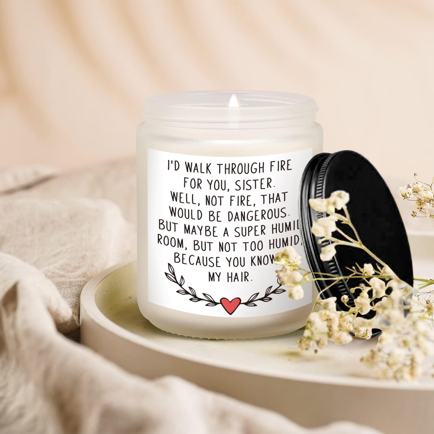 iaovueby lavender soy candle fills room with calming scent