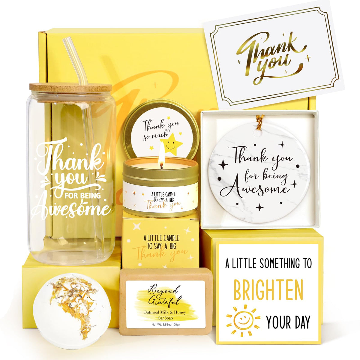 iaovueby Thank You Gift Set for Women showing a refined appreciation gesture