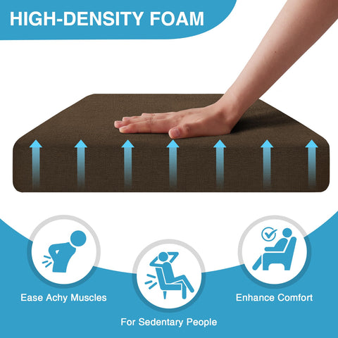 IASEAHK removable-cover cushions simplify cleaning after meals or spills.