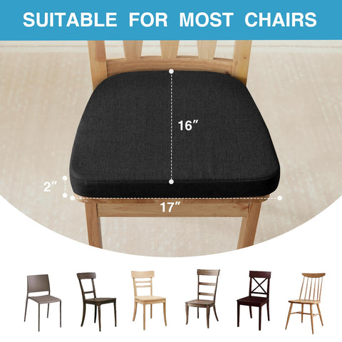 IASEAHK chair cushions removable cover enables easy cleaning after meals and snacks.