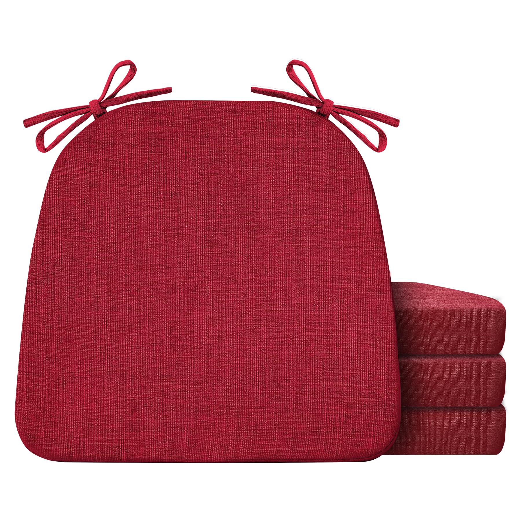 IASEAHK chair cushions set of four for dining chairs offer enhanced comfort.