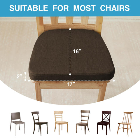 IASEAHK chair cushions with ties for secure, easy attachment.