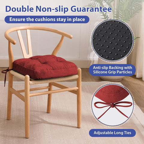 IASEAHK cushion with removable machine-washable cover for easy cleaning