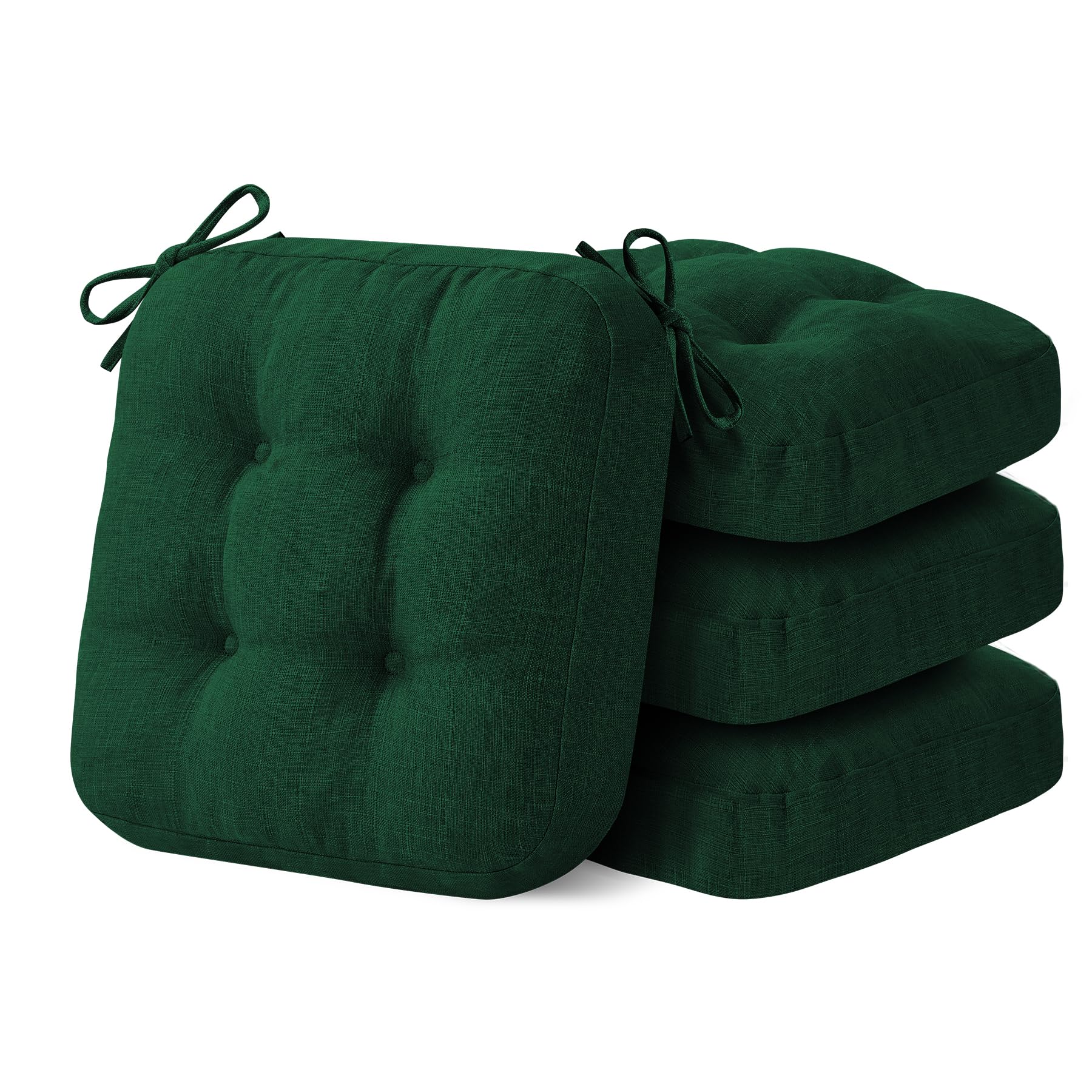 IASEAHK green tufted dining chair cushion for plush comfort during meals