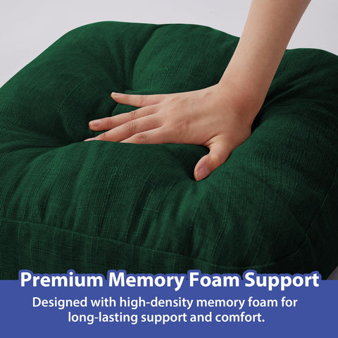 IASEAHK dual-layer cushion in green supports two ergonomic configurations