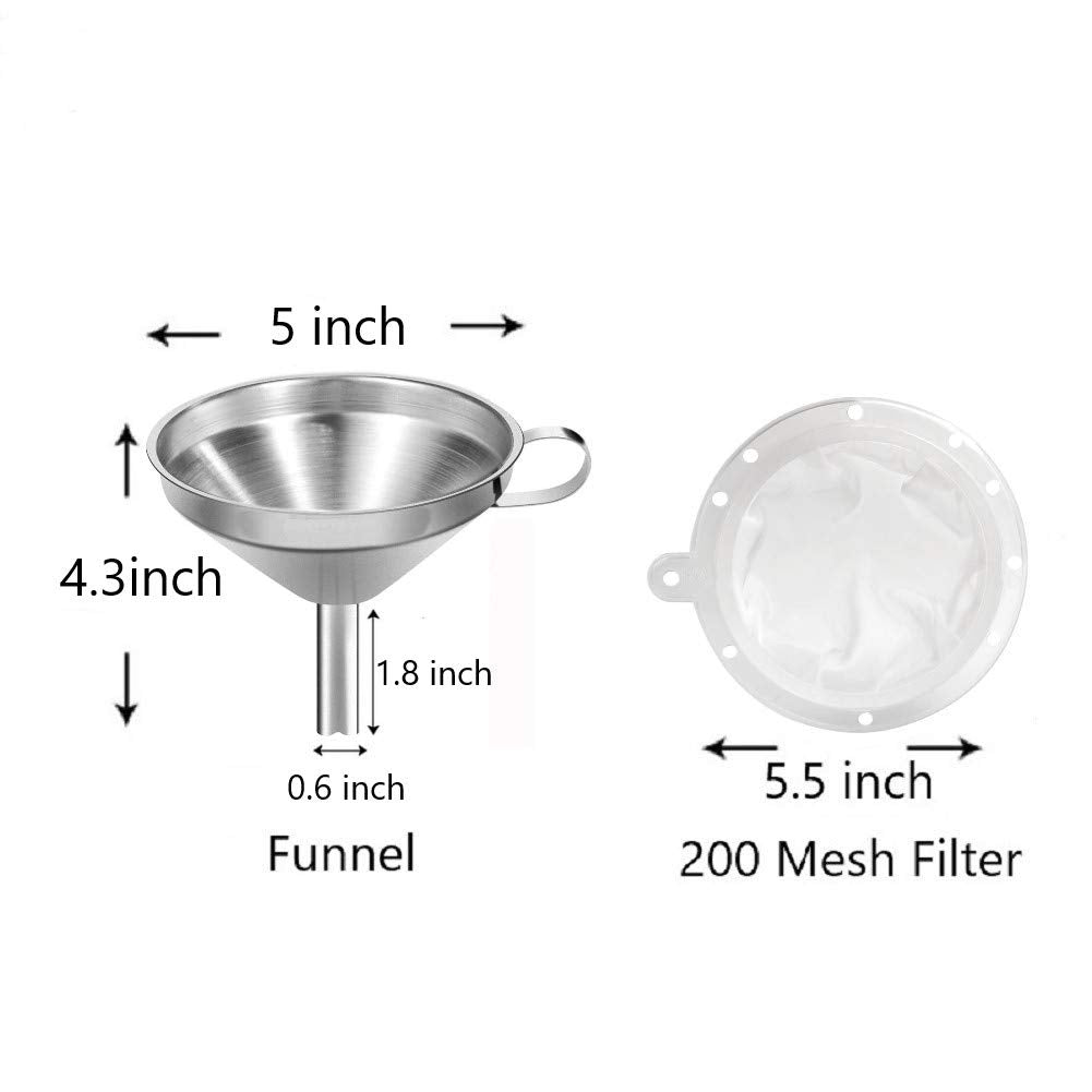 IAXSEE 200 mesh fine strainer offers thorough filtration for milks, juices, and oils.