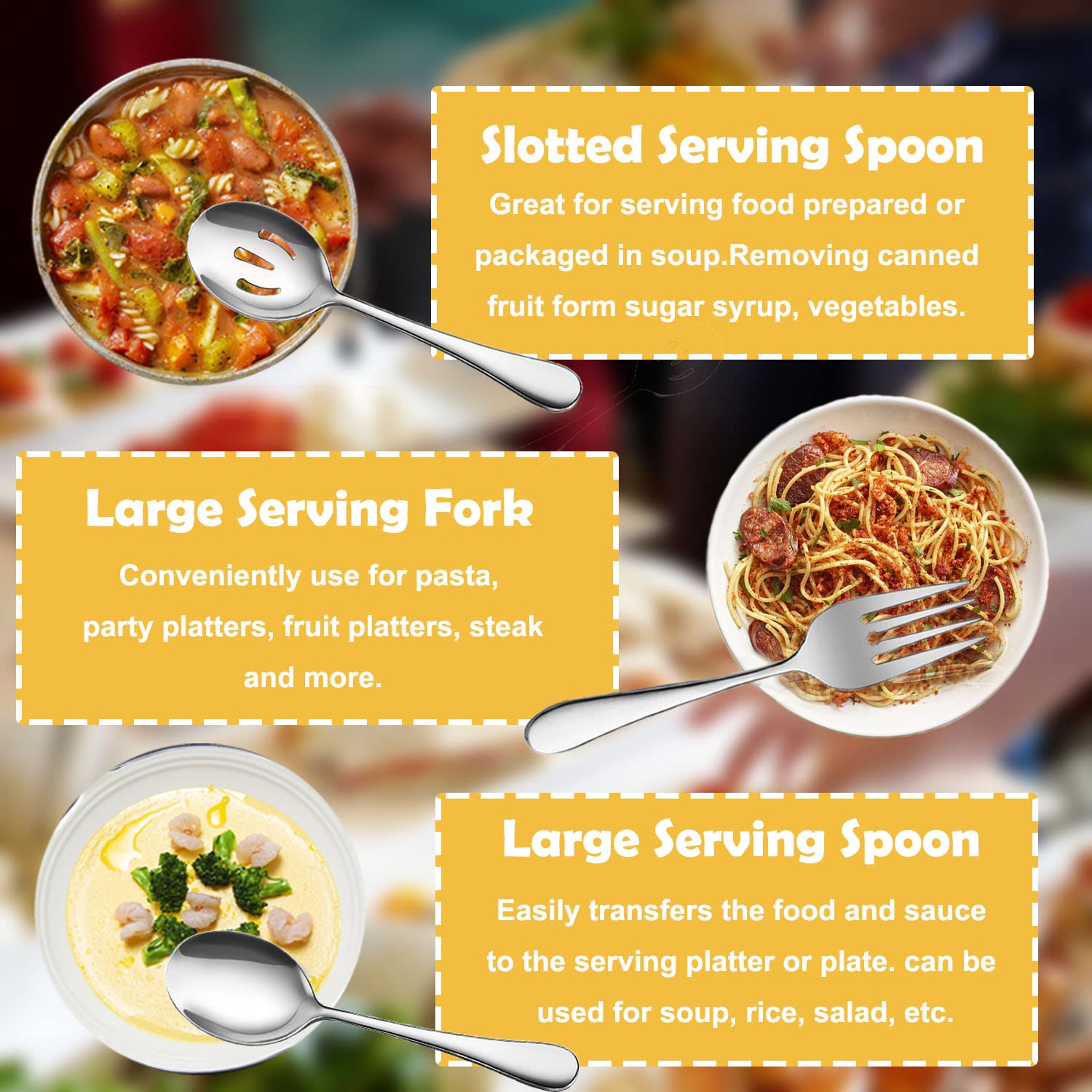 IAXSEE serving fork for easy platter serving