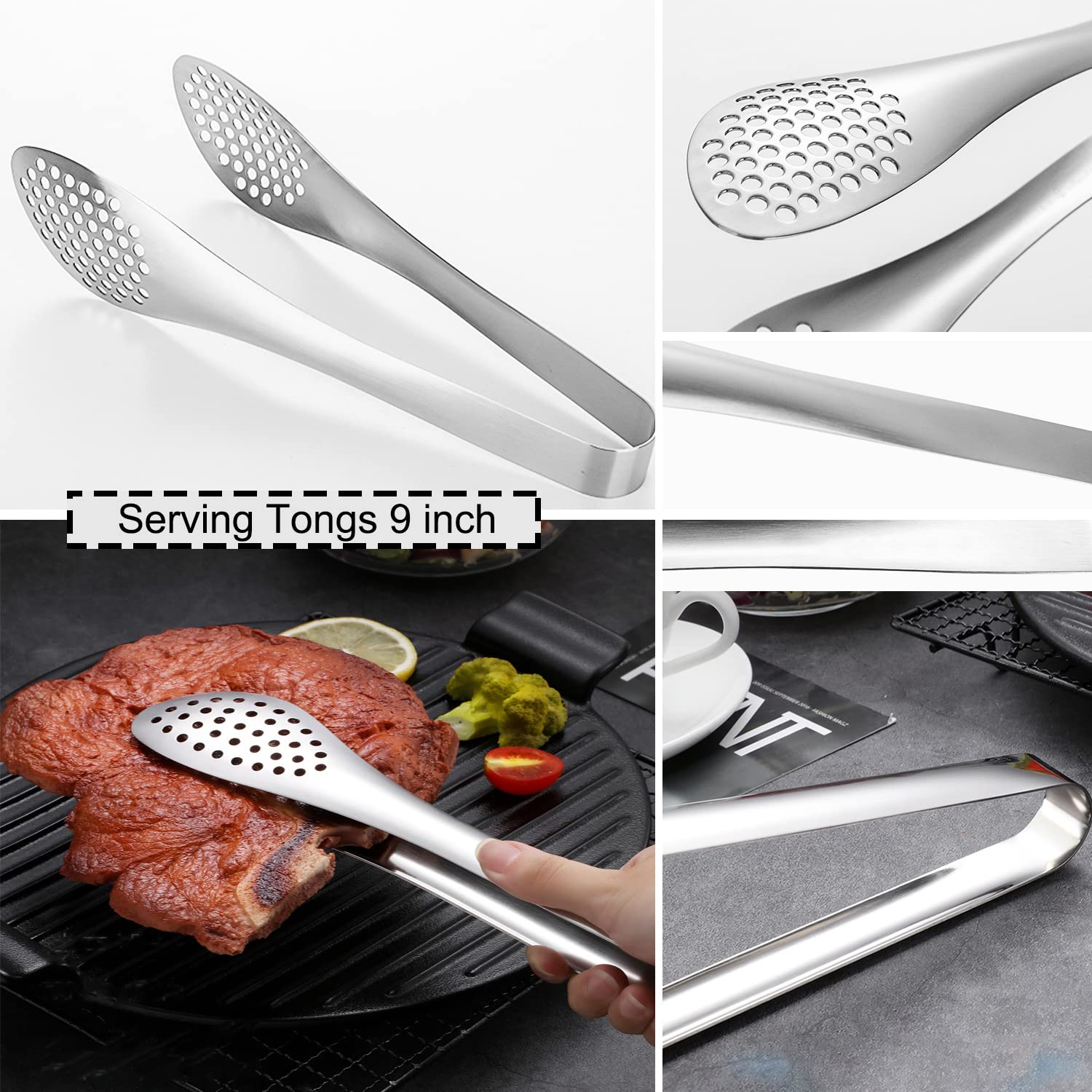 IAXSEE small ice tongs facilitate ice cube handling at gatherings