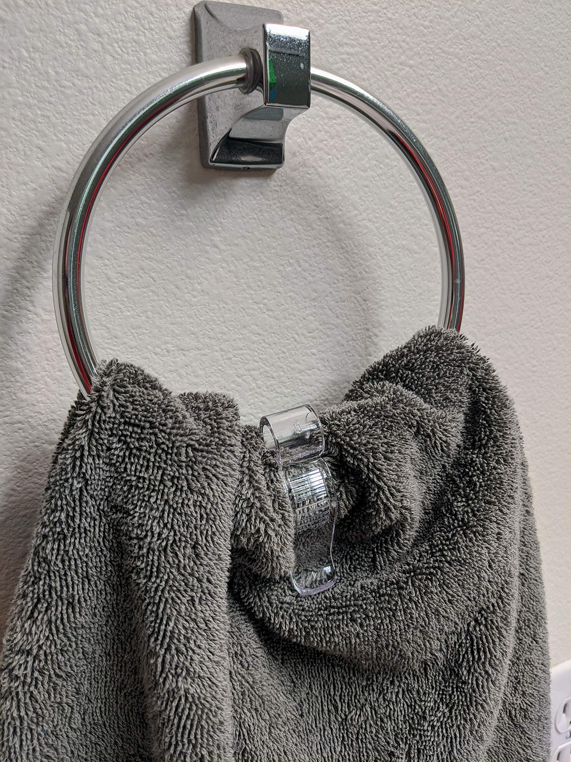 Iba Innovations Towel Clip in kitchen use fits standard bars
