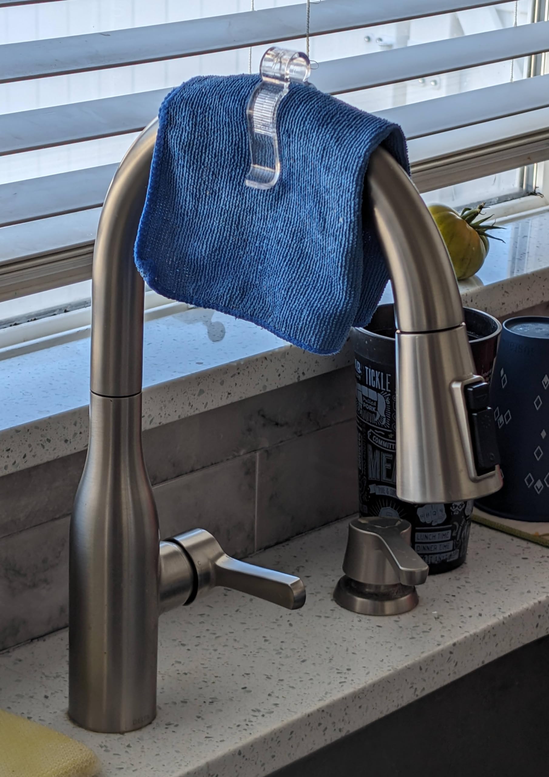 Iba Innovations Towel Clip pack side view shows slim, unobtrusive hardware