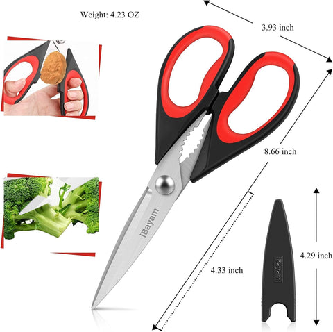 iBayam 3-Pack with protective sheath keeps blades safe between uses