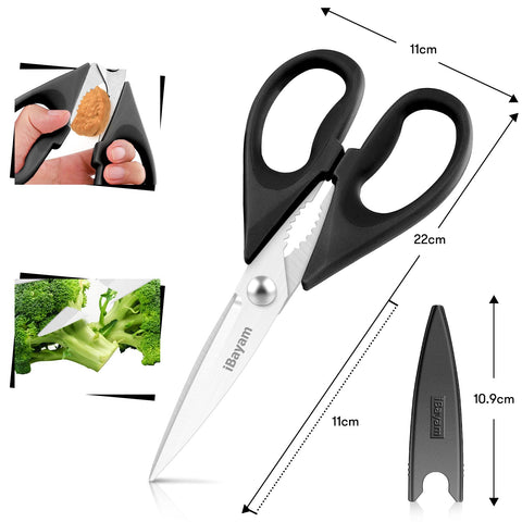 iBayam ergonomic soft grip handle enhances comfort during extended slicing tasks.